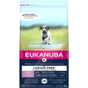 Eukanuba - Honden Droogvoer - Hond - Euk Grainfree Ocean Fish Puppy Large Breed 3kg - 1st