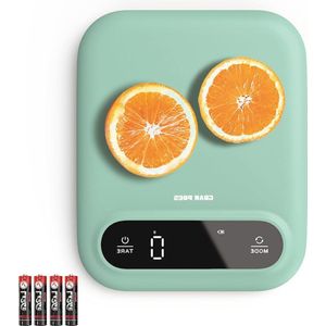 Digitale Keukenweegschaal - Keukenweegschaal Professionele Levensmiddelenweegschaal 11 lb/001 oz voor Afvallen Bakken en Koken met LED-display
