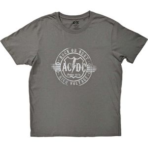 AC/DC - Rock Or Bust Heren T-shirt - S - Grijs