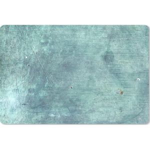 Muismat - Mousepad - Blauw - Metaal - Roest - 27x18 cm - Muismatten