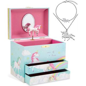 Jewelkeeper® Ballerina Muziekdoos & Meisjes Sieraden Set - 3 Ballerina Cadeaus voor Meisjes