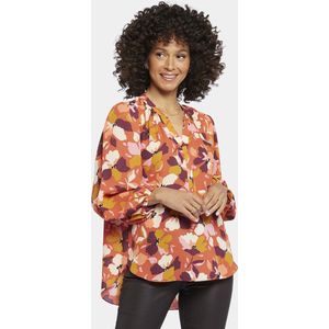 NYDJ Puff Sleeve Blouse Bloemenprint | Gingervale