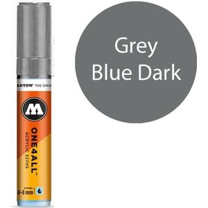 Molotow 327HS Grey Blue Dark - Grijze acryl marker - Chisel tip 4-8mm - Kleur donker grijs