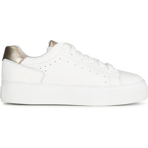 PS Poelman TITULAR Dames Sneakers - Wit met goud combinatie - Maat 37
