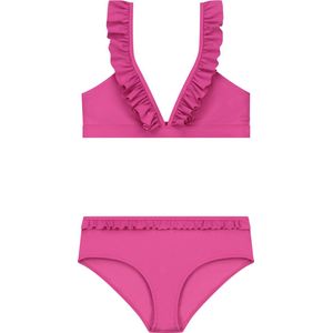 Shiwi Bikini set BELLA FIXED TRIANGLE SET RUFFLE - millenial pink - 158/164