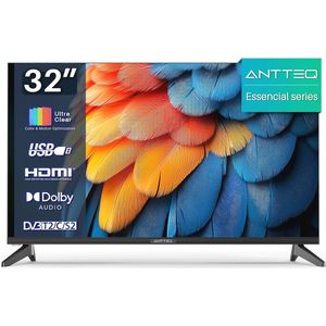 32 Inch LED Televisie met Drievoudige Tuner, Dolby Audio en Hotelmodus