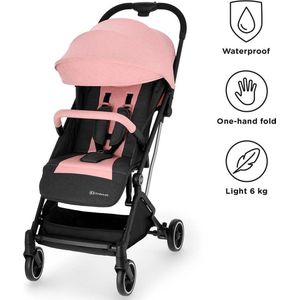 Kinderkraft INDY - Wandelwagen - Lichte 6.4 kg - snelle uitvouwsysteem - Roze