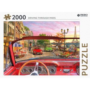 Rebo Productions Legpuzzel Driving Through Paris 2000 Stukjes