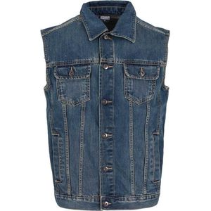 Urban Classics - Denim vest Mouwloos jacket - Spijker jas - 2XL - Blauw