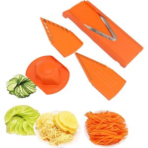 Mandoline Groentesnijder - Praktische Mandoline - Grote Frame - Handbeschermer - Keuken