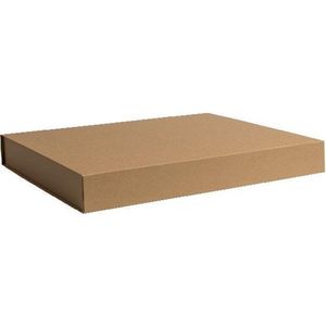 Cadeauverpakking karton, 22x16x2,2cm BRUIN(5 stuks)