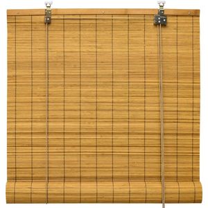 Sol Royal rolgordijn bamboe 80x160 cm SolDecor B86 - rolgordijnen zonder boren - rolgordijnen lichtdoorlatend zonwering bamboo jaloezieën inclusieve klembeugels - bamboe
