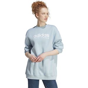 Adidas All Szn Fleece Graphic Sweatshirt Blauw S Vrouw
