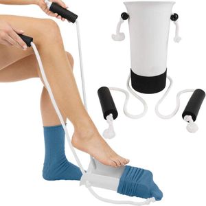 ComfiCare® Sokaantrekker LARGE - Sok Aantrekhulp - Sokaantrekhulp - Aantrekhulp Sokken - Hulp Bij Sokken Aantrekken - Sokaantrekker Hulp - Sok Aantrek Hulpmiddel - SockSlider - Sok Aantrekker - Aantrekhulp Voor Sokken - NIET VOOR STEUNKOUSEN