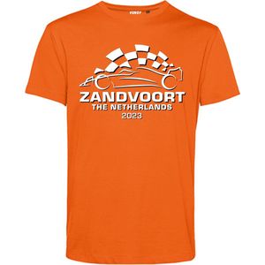 T-shirt kind Auto GP Zandvoort 2023 | Formule 1 fan | Max Verstappen / Red Bull racing supporter | Oranje | maat 164