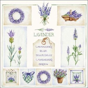 Ambiente Lavender's papieren servetten