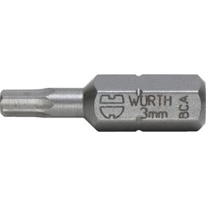 Wurth - Binnenzeskantbit C 6.3 (1/4) POWERDRIV - C 6.3 bit binnenzeskant (1/4 inch) met gepatenteerde POWERDRIV-aandrijving x 5 st -