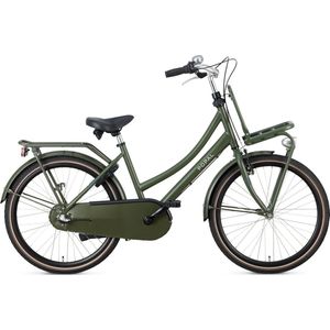 Popal Daily Dutch Basic+ N3 - Kinder Transportfiets - 24 Inch - Legergroen