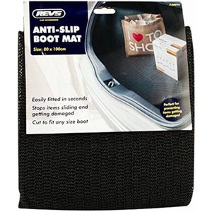 Revs - Anti slip Auto Achterbak Mat - Multipurpose Boot Mat Rug - Car - Op Maat te Knippen - 80x100cm - Zwart