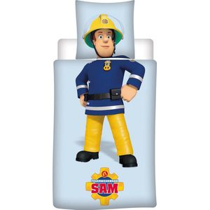 Brandweerman Sam Sam - Dekbedovertrek - Eenpersoons - 140 x 200 cm - Polyester