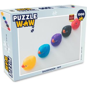 Puzzel Badeenden - Wit - Legpuzzel - Puzzel 1000 stukjes volwassenen