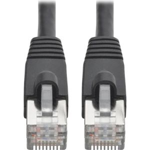 Tripp-Lite N262-020-BK Cat6a 10G-Certified Snagless Shielded STP Network Patch Cable (RJ45 M/M), PoE, Black, 20 ft. TrippLite