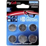 HyCell CR2025 CR2025 Knoopcel Lithium 3 V 140 mAh 6 stuk(s)