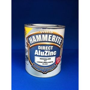 Hammerite Direct AluZinc Hoogglans | WIT 750ml.