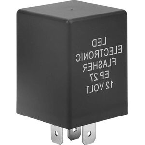Contetn in EP27 5-pins LED Flasher Flash Relay Richtingaanwijzer Hyper Flash Fix 12V LED-verlichting .