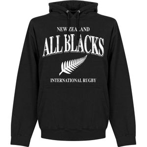 Nieuw Zeeland All Blacks Rugby Hooded Sweater - Zwart - Kinderen - 128