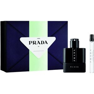 Prada Luna Rossa Black Giftset - 50 ml eau de parfum spray + 10 ml eau de parfum tasspray - cadeauset voor heren