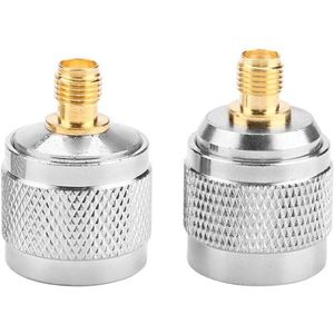 2 stuks N Male naar SMA Female RF Connector Coaxial Coaxial Adapter Test Converter
