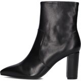 Notre-V Stella-04 Enkellaarsjes - Enkelboots met rits - Dames - Zwart - Maat 41