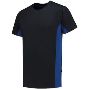 Tricorp 102004 T-Shirt Bicolor Marineblauw/Korenblauw maat XS