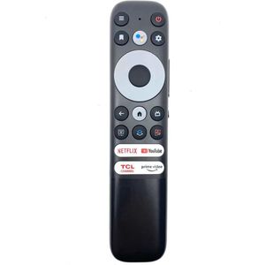 Stemafstandsbediening Vervanger voor TCL Google TV – RC902N FMR1 voor TCL 4/S446, 5/S546, 6/R646 Series