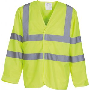 RWS hesje met lange mouwen geel XXL