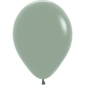 Ballon Pastel Dusk Groen 30 CM | unisex | Voor Gender Reveal en Babyshower