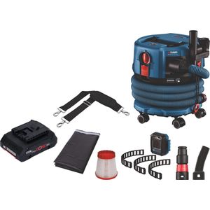 Bosch GAS 18V-12 MC Professionele snoerloze stofzuiger BITURBO Brushless + 1x ProCore accu 4.0 Ah + accessoires - zonder lader