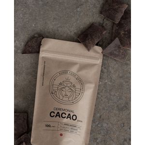 Super Food Ceremony - CEREMONIAL GRADE CACAO - Rechtstreeks van Kichwa stammen - ECUADOR - Ceremoniële cacao 250g - Arriba Nacional - ritual cocoa massa - Medicinal paste