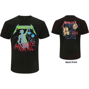 Metallica - And Justice For All (Original) Heren T-shirt - S - Zwart