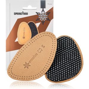 Springyard Therapy Leather Front Insoles - inlegzolen voorvoet leder - droge voeten - frisse schoenen - 1 paar - maat 39/40 - L