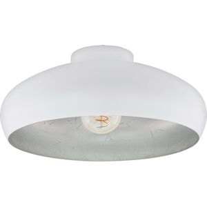 EGLO Mogano Plafondlamp - E27 - Ø 40 cm - Wit/Zilver