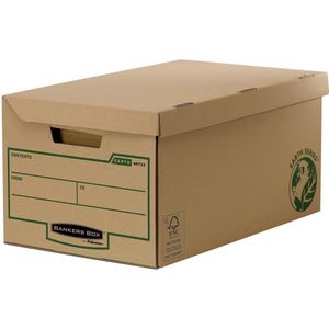 Archiefdoos Fellowes MAXI Met deksel Bruin Gerecycled karton (39 x 58 x 29,3 cm)