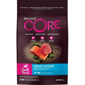 Wellness Core Grain Free Dog Small Breed Adult Ocean - Hondenvoer - Zalm Tonijn 5 kg