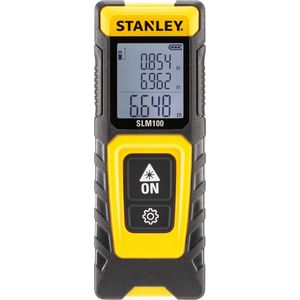 Stanley - Laserafstandsmeter SLM100 - 30m - Elektra-Meetapparatuur - Lasers - 1 Stuk(s)