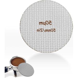 51mm Puck Screen - 50μm Fijnheid - Roestvrij Staal - Espresso Portafilter Filter Mand .