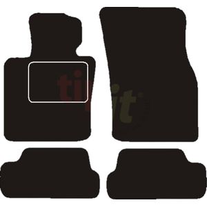 Tip-it - Automattenset Bmw Mini Cooper (F57) Cabrio 2016 - 2024 - Perfecte pasvorm - 4-delig