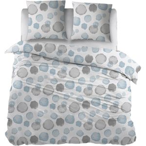 Snoozing Fraises Dekbedovertrek - Extra breed - 270x200/220 cm - Blauw