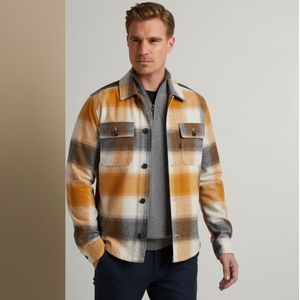 Vanguard Overshirt Van Een Geborstelde Wolblend - Maat XL - Heren