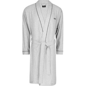 HUGO BOSS heren ochtendjas (dun) - kimono - grijs - Maat: S